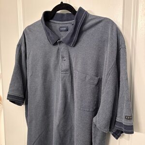 IZOD Blue Polo Shirt | Dadcore Quiet Luxury